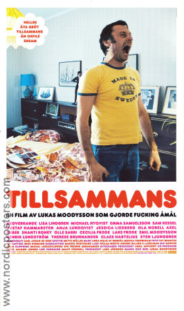 Tillsammans 2000 poster Michael Nyqvist Lisa Lindgren Emma Samuelsson Lukas Moodysson Kultfilmer