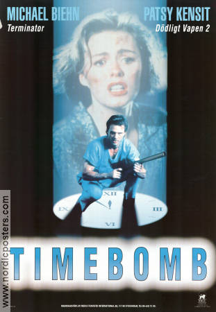 Timebomb 1991 poster Michael Biehn Patsy Kensit Tracy Scoggins Avi Nesher Klockor