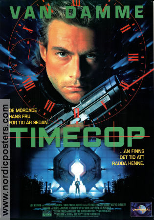 Timecop 1994 poster Jean-Claude Van Damme Roy Silver Mia Sara Peter Hyams