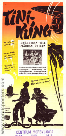 Tini-Kling 1951 poster Göran Byttner Birger Sandberg Wolf Lyberg Djurgårdens IF Lennart Ehrenborg Fotboll Dokumentärer