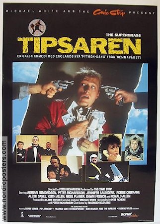 Tipsaren 1985 poster Michael White Hitta mer: Comic Strip Pengar