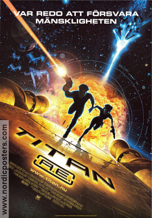 Titan A.E. 2000 poster Matt Damon Don Bluth Animerat