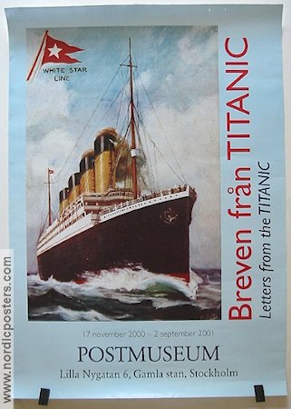 Breven från Titanic 2000 affisch Skepp och båtar