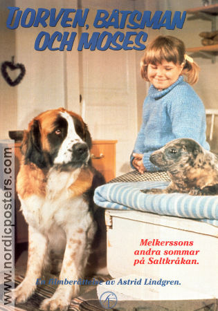 Tjorven Båtsman och Moses 1964 poster Maria Johansson Olle Hellbom Hitta mer: Saltkråkan Text: Astrid Lindgren Hundar Från TV