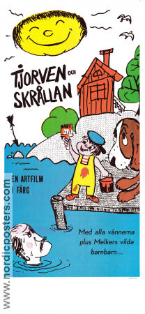 Tjorven och Skrållan 1965 poster Maria Johansson Torsten Lilliecrona Bengt Eklund Louise Edlind Olle Hellbom Hitta mer: Saltkråkan Text: Astrid Lindgren