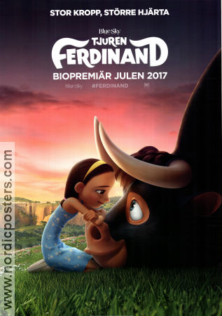 Tjuren Ferdinand 2017 poster John Cena Carlos Saldanha Animerat Från TV