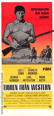 Tjuren från western 1972 poster Charles Bronson Lee J Cobb