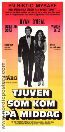 Tjuven som kom på middag 1973 poster Ryan O´Neal Jacqueline Bisset Warren Oates Bud Yorkin