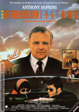 Toffelfabriken tystnar 1991 poster Anthony Hopkins Toni Collette Russell Crowe Mark Joffe