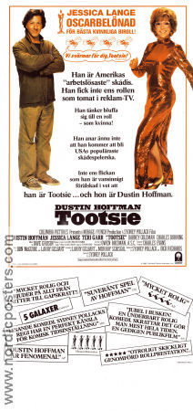 Tootsie 1982 poster Dustin Hoffman Jessica Lange Teri Garr Sydney Pollack