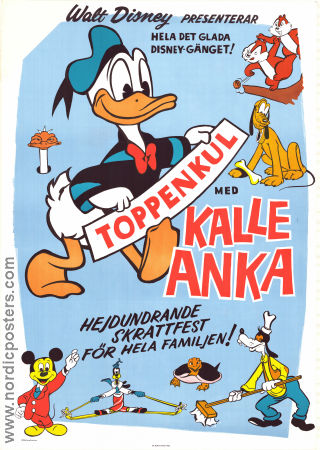 Toppenkul med Kalle Anka 1963 poster Kalle Anka