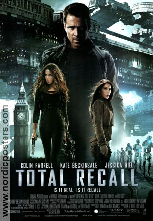 Total Recall 2012 poster Colin Farrell Bokeem Woodbine Bryan Cranston Len Wiseman