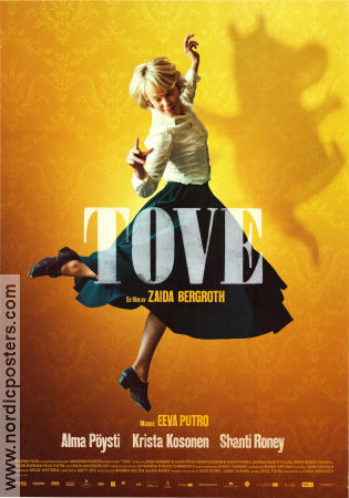 Tove 2020 poster Alma Pöysti Krista Kosonen Shanti Roney Hitta mer: Tove Jansson Finland