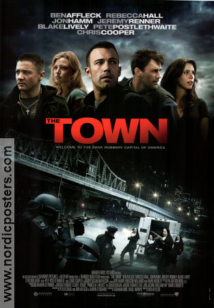 The Town 2010 poster Rebecca Hall Jon Hamm Ben Affleck