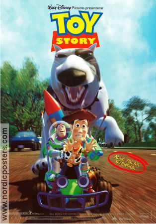 Toy Story 1995 poster Tom Hanks John Lasseter Filmbolag: Pixar