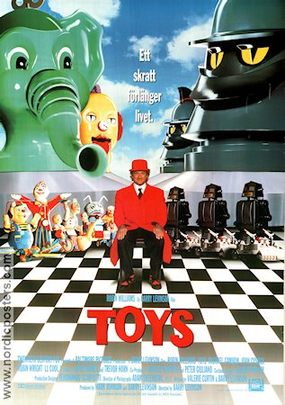 Toys 1992 poster Robin Williams Michael Gambon Joan Cusack Barry Levinson