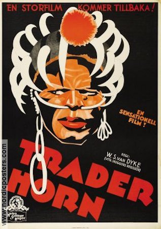 Trader Horn 1931 poster Harry Carey WS Van Dyke