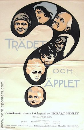 Trädet och äpplet 1919 poster Hobart Henley William Welsh Anna Lehr