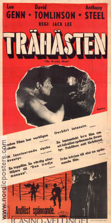 Trähästen 1950 poster Leo Genn Anthony Steel Jack Lee