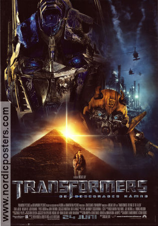 Transformers: Revenge of the Fallen 2009 poster Shia LaBeouf Michael Bay