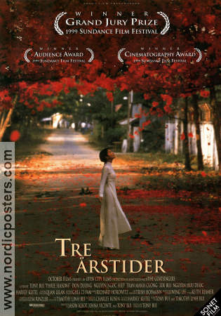 Tre årstider 1999 poster Ngoc Hiep Nguyen Tony Bui Filmen från: Vietnam Asien