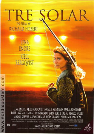 Tre solar 2004 poster Lena Endre Kjell Bergqvist Natalie Minnevik Richard Hobert Kultfilmer