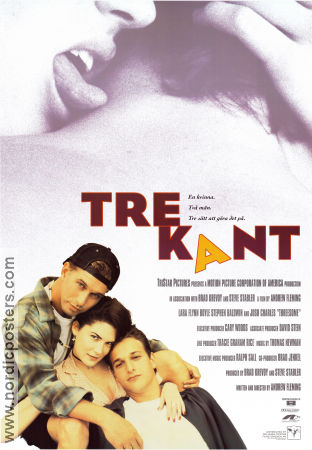 Trekant 1994 poster Lara Flynn Boyle Josh Charles Stephen Baldwin Andrew Fleming