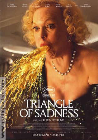 Triangle of Sadness 2022 poster Thobias Thorwid Harris Dickinson Charlbi Dean Ruben Östlund