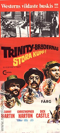 Trinity-brödernas stora kupp 1973 poster Danny Martin Stan Parker Spanien