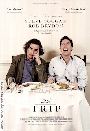 The Trip 2010 poster Steve Coogan Rob Brydon Michael Winterbottom Mat och dryck