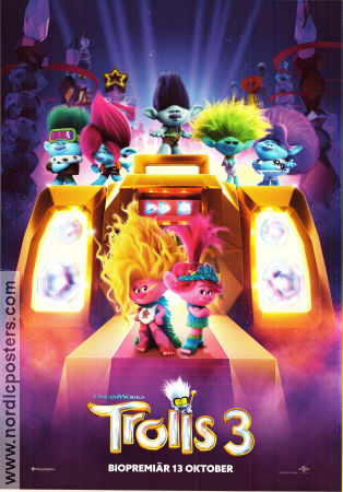 Trolls 3 2024 poster Anna Kendrick Jon Magram Animerat