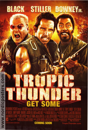 Tropic Thunder 2008 poster Jack Black Robert Downey Jr Jeff Kahn Ben Stiller