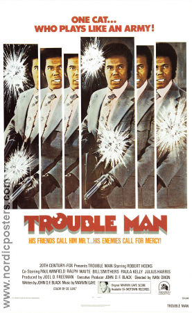 Trouble Man 1972 poster Robert Hooks Paul Winfield Ivan Dixon Black Cast
