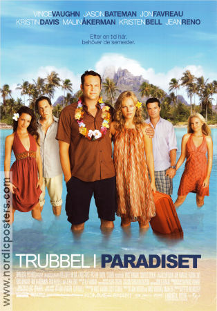 Trubbel i paradiset 2009 poster Vince Vaughn Malin Akerman Jon Favreau Peter Billingsley Strand Resor