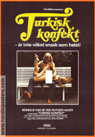 Turkisk konfekt 1973 poster Monique van de Ven Paul Verhoeven