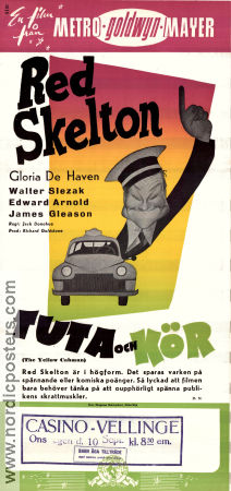 Tuta och kör 1950 poster Red Skelton Gloria DeHaven James Gleason Jack Donohue Bilar och racing