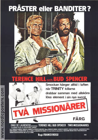 Två missionärer 1974 poster Terence Hill Bud Spencer Franco Rossi Religion