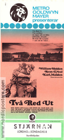 Två red ut 1971 poster William Holden Ryan O´Neal Karl Malden Blake Edwards