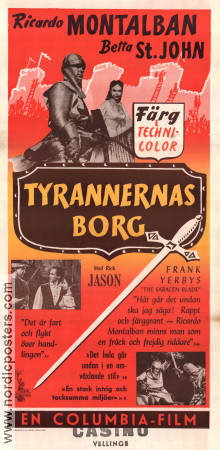 Tyrannernas borg 1954 poster Ricardo Montalban Betta St John Rick Jason William Castle