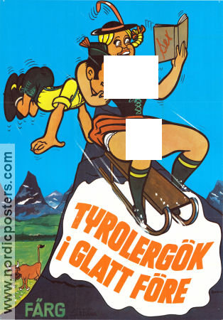 Tyrolergök i glatt före 1974 poster Judith Fritsch Alois Brummer