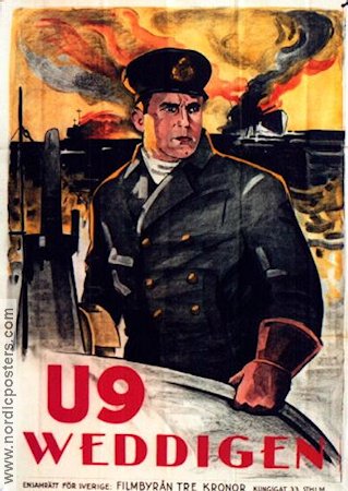 U9 Weddigen 1929 poster Heinz Paul Skepp och båtar