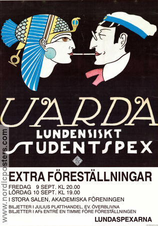 Uarda Lundensiskt studentspex 1983 affisch Hitta mer: Lundakarnevalen Hitta mer: Skåne