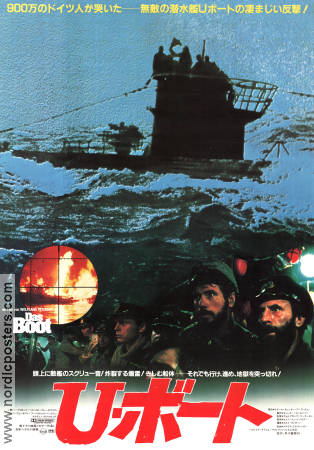 Ubåten 1981 poster Jürgen Prochnow Herbert Grönemeyer Klaus Wennemann Wolfgang Petersen Skepp och båtar Krig Hitta mer: Nazi