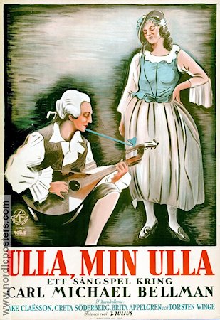 Ulla min Ulla 1930 poster Åke Claesson Hitta mer: Carl Michael Bellman