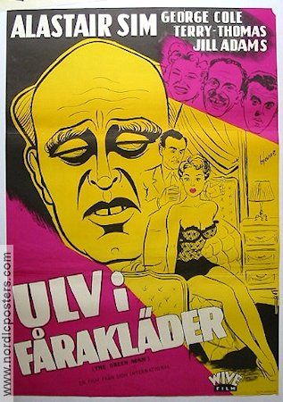 Ulv i fårakläder 1957 poster Alastair Sim Terry-Thomas