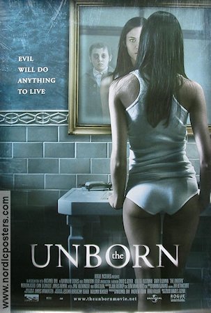 The Unborn 2009 poster Odette Yustman Gary Oldman Cam Gigandet David S Goyer Barn