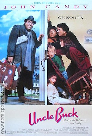 Uncle Buck 1989 poster John Candy Amy Madigan