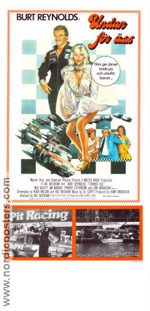 Undan för äss 1983 poster Burt Reynolds Loni Anderson Ned Beatty Hal Needham Bilar och racing