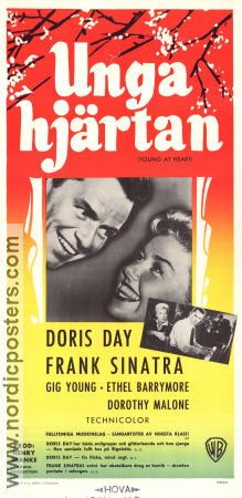 Unga hjärtan 1954 poster Frank Sinatra Doris Day Gordon Douglas Musikaler