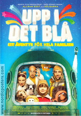 Upp i det blå 2016 poster Mira Forsell Adam Lundgren Gustav Funck Petter Lennstrand